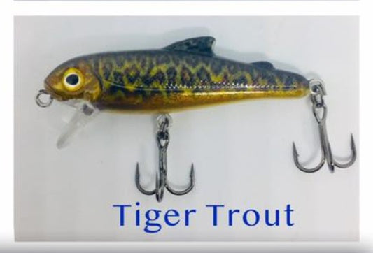 Bullet Lures Five-O Minnow Suspending + Rattling (Tiger Trout)