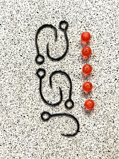 Tasmanian Devil In-Line Single Hook 5pk -  #1 (WE1)