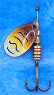Ilba Tondo Spinner - Brown Trout Size #2